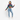 Latina model with light blue jeans