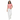 Latina model with white wide-leg pants