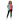 Layered streetwear - burnt orange hoodie with denim jacket