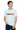 Light blue t-shirt relaxed pose