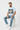 Light blue tee sitting on cube