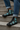 Light wash denim steps
