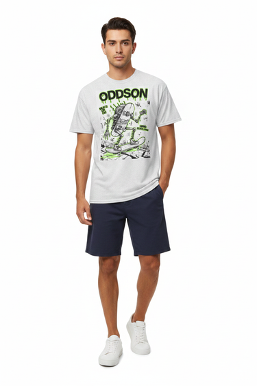 Look 1 — Ash + Navy Boardshorts