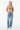 Look 1 – Peach Wide-Leg Jeans