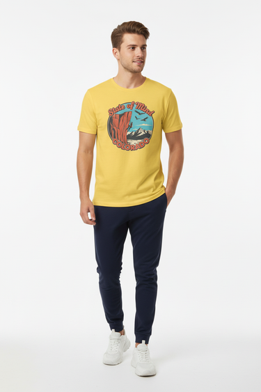 Look 15 – Yellow Male Navy Joggers