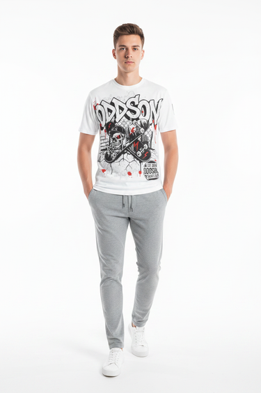 Look 2 — Grey Joggers