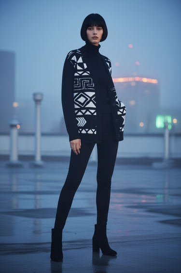 Look 2 – Rooftop Dusk