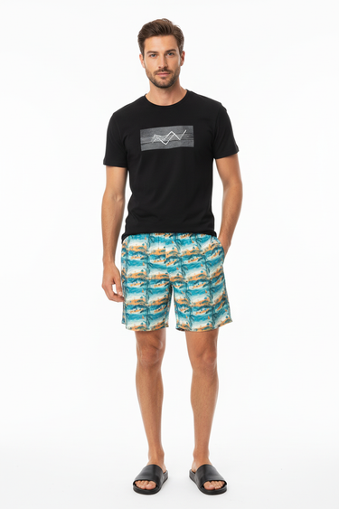 Look 3 - Black Graphic Tee