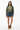 Look 3 – Military Green Denim Shorts