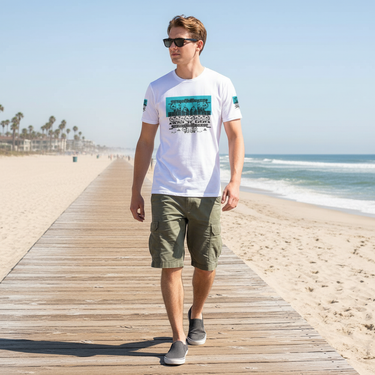Look 4 - Beach boardwalk summer