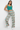Look 4 – Teal ribbed crop tank & white sneakers