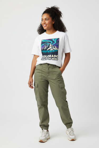 Look 4 – White Female Cargo