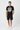 Look 5 — Black + Boardshorts