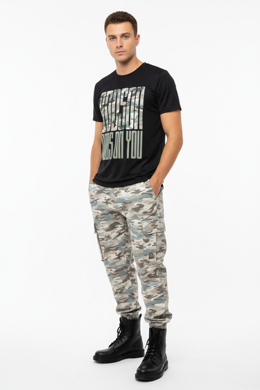 Look 5 – Camo Cargo
