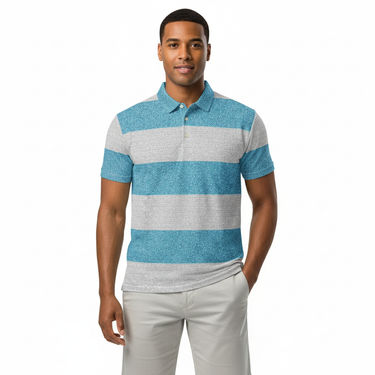 Look 5 - Front View with Grey Shorts