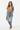 Look 6 - Coffee brown tee, auburn wavy hair model