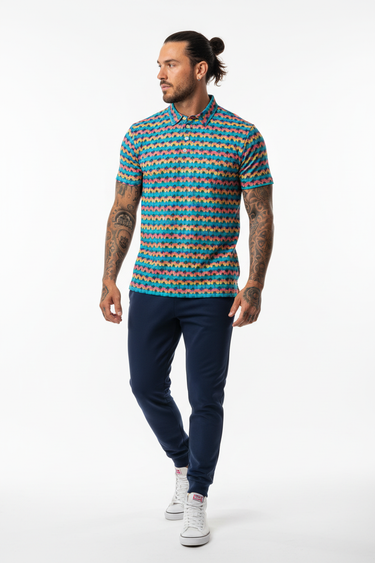 Look 6 - Navy Joggers