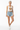 Look 7 - Platinum pixie cut model with exact crop top