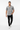Male model in black jeans and white sneakers