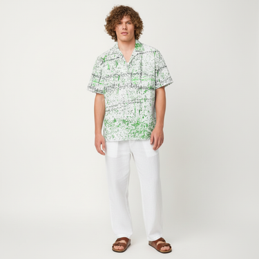 Male model in resort wear