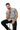 Male model sitting pose