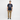 Male - navy tee cargo