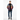 Man in galaxy windbreaker - city style