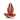 Mature woman in coral watercolor hoodie with matching sweatpants