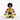 Meditation white background