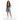 Middle Eastern model with denim skirt
