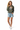 Military Green Cropped Hoodie Jean Shorts