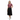 Mixed-race model with pleated skirt