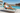 Model at pool