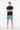 Model with polo shirt