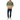 Mountain Trail hoodie with denim