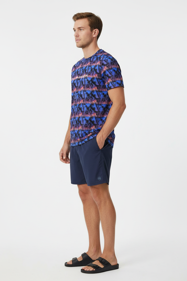 Navy Board Shorts Side