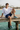 Navy boardshorts dock