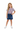 Navy Denim Skirt