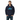 Navy hoodie - male model confident stance