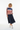 Navy Midi Skirt - White Background
