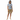 Navy Prowl Tee with Khaki Shorts - Latina Model