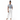 Navy Prowl Tee with Linen Pants - Black Model