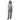 Navy Prowl Tee with Wide-Leg Trousers - Asian Model
