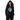 Navy sweatshirt with cap