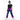 Neon City Wide-Leg Joggers - Female gamer with esports jersey