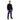 Neon City Wide-Leg Joggers - Middle Eastern male model with bomber