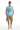 Ocean Blue Tee with Cargo Shorts