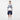 Ocean Wave Stripe Hoodie - Full body surfer with navy cargo shorts