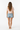 Pale pink crop top back showing clean design