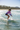 Pink Hibiscus Rash Guard Paddling